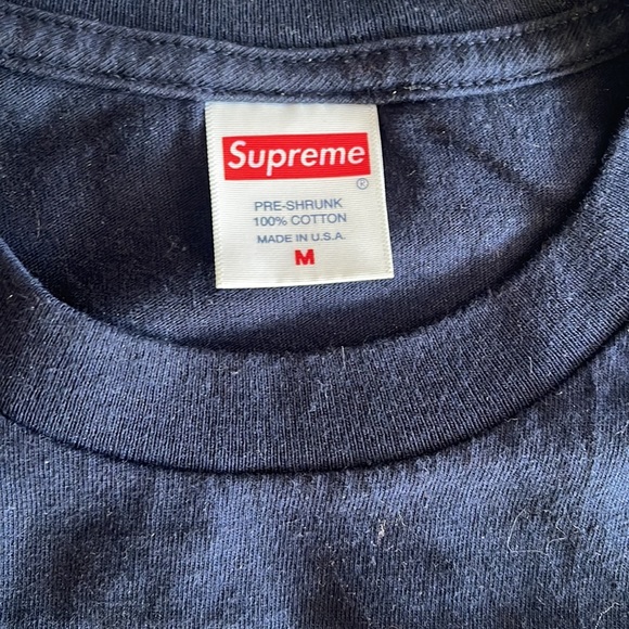 Supreme King of New York tee S Med Navy SS19 - Picture 2 of 3